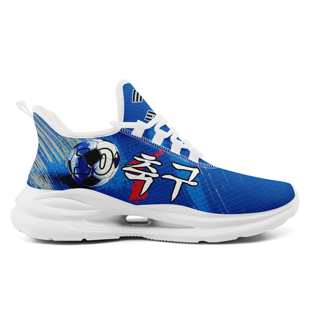 Custom South Korea 2026 World Cup Sneakers DIY Country Flag Running Shoes Lightweight Sport Shoes Gift for Football Fans Personalized Team Name and Logo FN079-F009056-1