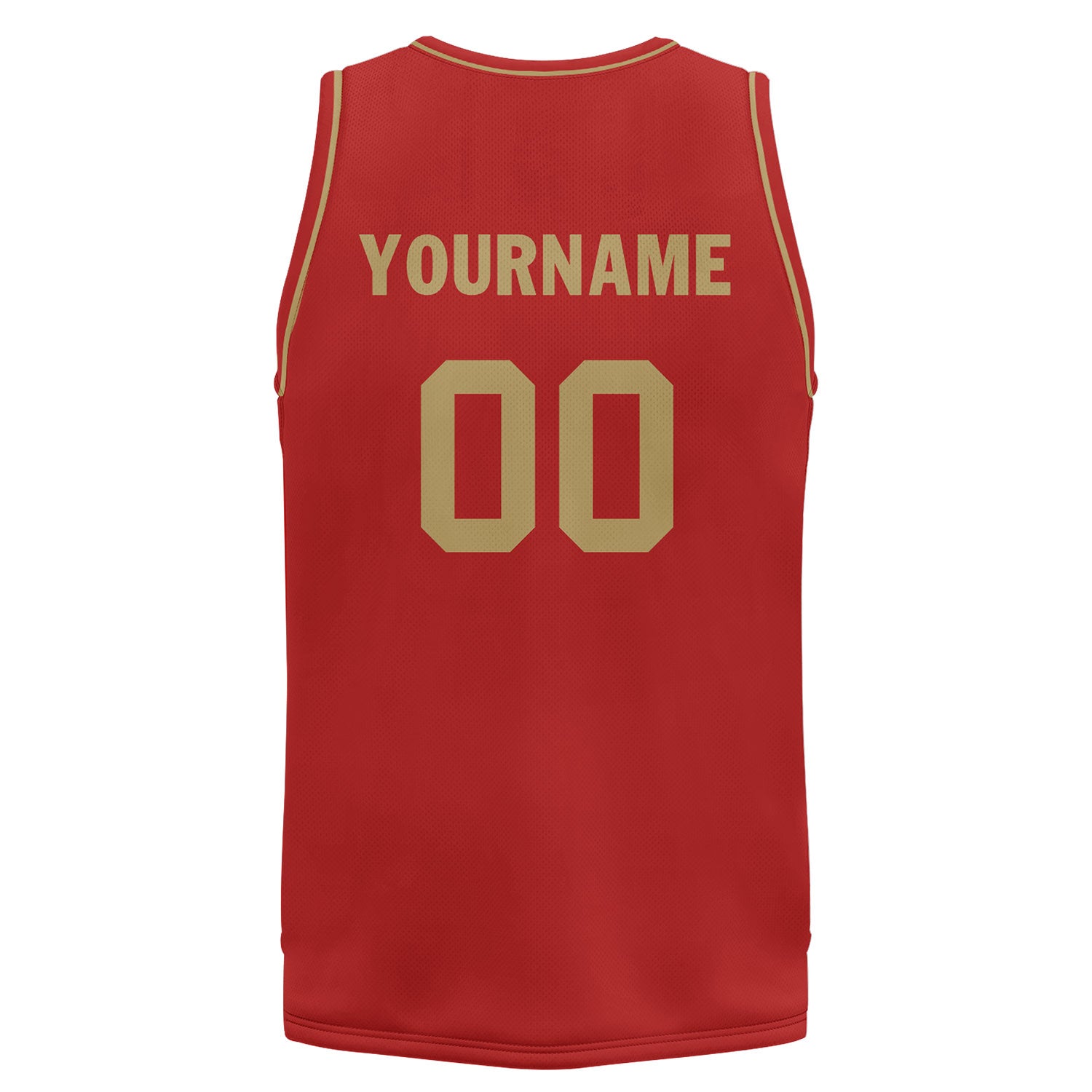 Custom Red Classic Style Sports Uniform Basketball Jersey BBJ01-D020105-21