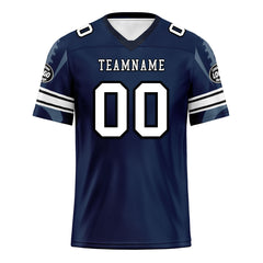 Custom Blue Dallas Personalized Authentic Football Jersey FBJ02-D025033-8