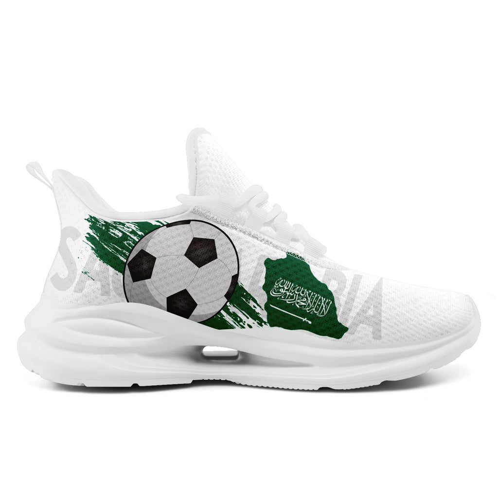 Custom Saudi Arabia 2026 World Cup Sneakers DIY Country Flag Running Shoes Lightweight Sport Shoes Gift for Football Fans Personalized Team Name and Logo FN079-F009093-5