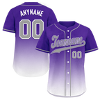 Custom Purple White Fade Fashion Personalized Authentic Baseball Jersey BSBJ01-D0a70eb