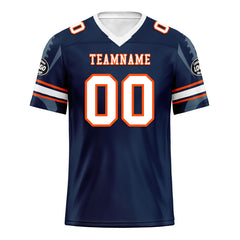 Custom Blue Denver Personalized Authentic Football Jersey FBJ02-D025033-12