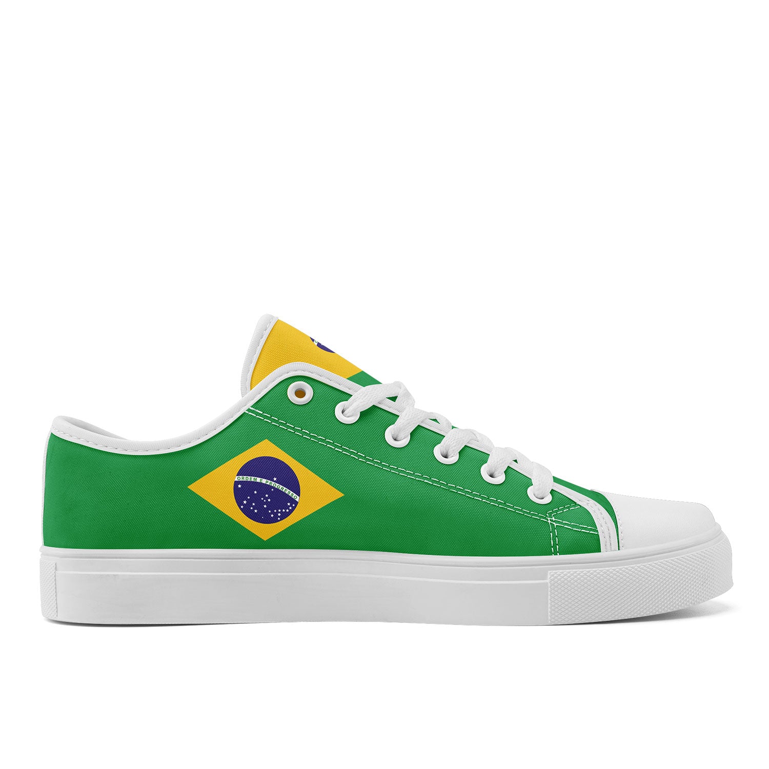 Custom 2026 World Cup Brazil Sneakers DIY Country Flag Running Shoes Lightweight Sport Shoes Gift for Football Fans Personalized Team Name and Logo FN027-F027054-1