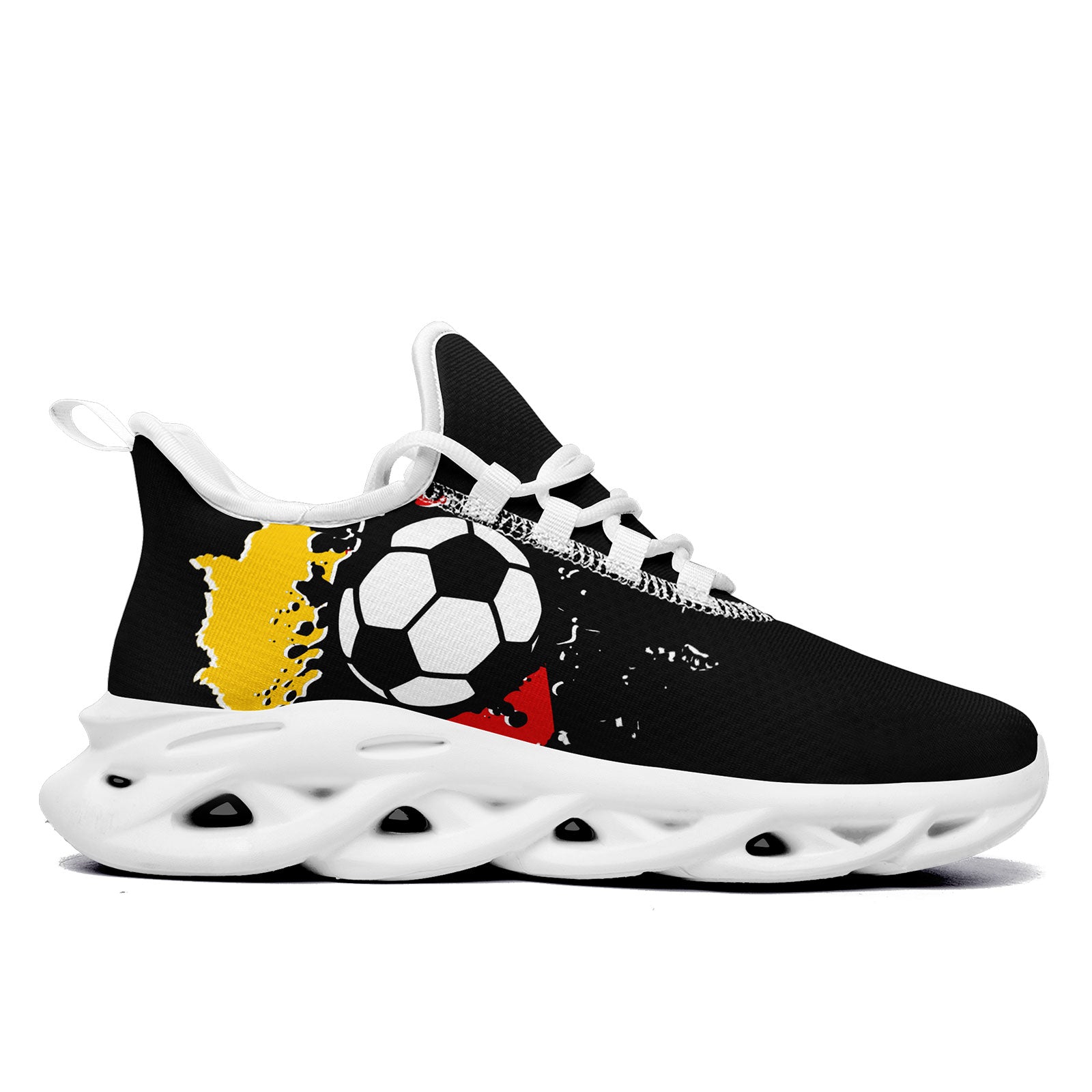 Custom Germany 2026 World Cup Sneakers DIY Country Flag Running Shoes Lightweight Sport Shoes Gift for Football Fans Personalized Team Name and Logo FN003-F025035-2