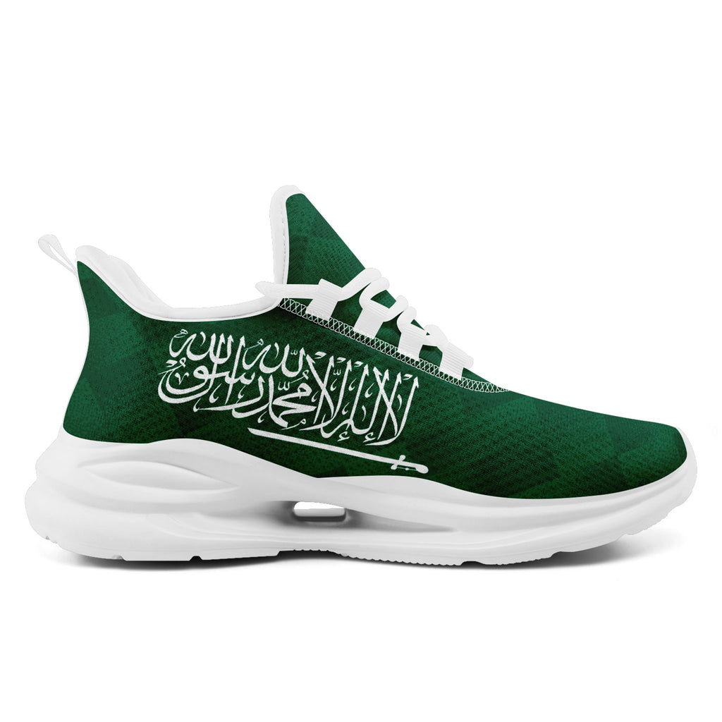 Custom Saudi Arabia 2026 World Cup Sneakers DIY Country Flag Running Shoes Lightweight Sport Shoes Gift for Football Fans Personalized Team Name and Logo FN079-F009093-1