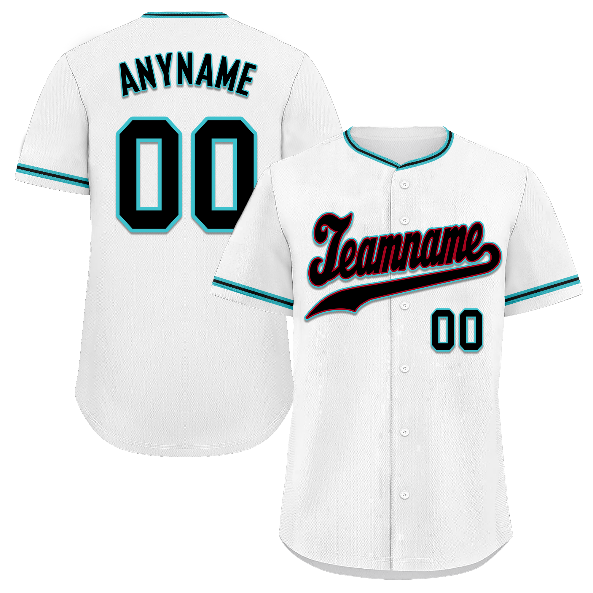 Custom White Classic Style Black Personalized Authentic Baseball Jersey BSBJ01-bd0faed