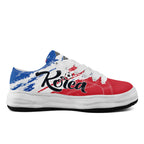 Custom South Korea 2026 World Cup Sneakers DIY Country Flag Running Shoes Lightweight Sport Shoes Gift for Football Fans Personalized Team Name and Logo FN038-F009095-2