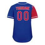 Custom Blue Red Classic Style Personalized Authentic Baseball Jersey UN002-D0b0a00-e