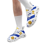 Custom Uruguay 2026 World Cup Sneakers DIY Country Flag Running Shoes Lightweight Sport Shoes Gift for Football Fans Personalized Team Name and Logo FN003-F009122-10