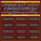Custom Crimson Washington Jacket Bomber Full-Snap Varsity Letterman Personalized Jacket FZ005-D025004-29