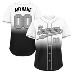Custom Grey Black Fade Fashion Personalized Authentic Baseball Jersey BSBJ01-D0a70ee