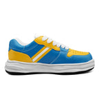 Custom Blue Yellow Los Angeles Shoes Personalized Sneaker FN032-D020389-22