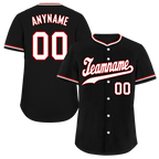 Custom Black Classic Style White Personalized Authentic Baseball Jersey BSBJ01-bd0fad0