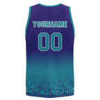 Custom Blue Fade Fashion Sports Uniform Basketball Jersey BBJ01-D020102-9