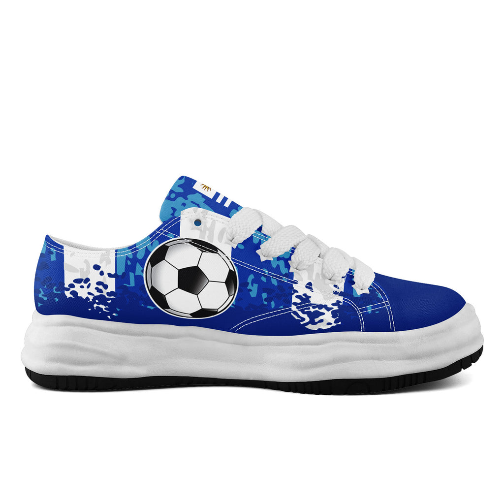 Custom Uruguay 2026 World Cup Sneakers DIY Country Flag Running Shoes Lightweight Sport Shoes Gift for Football Fans Personalized Team Name and Logo FN038-F009112-2