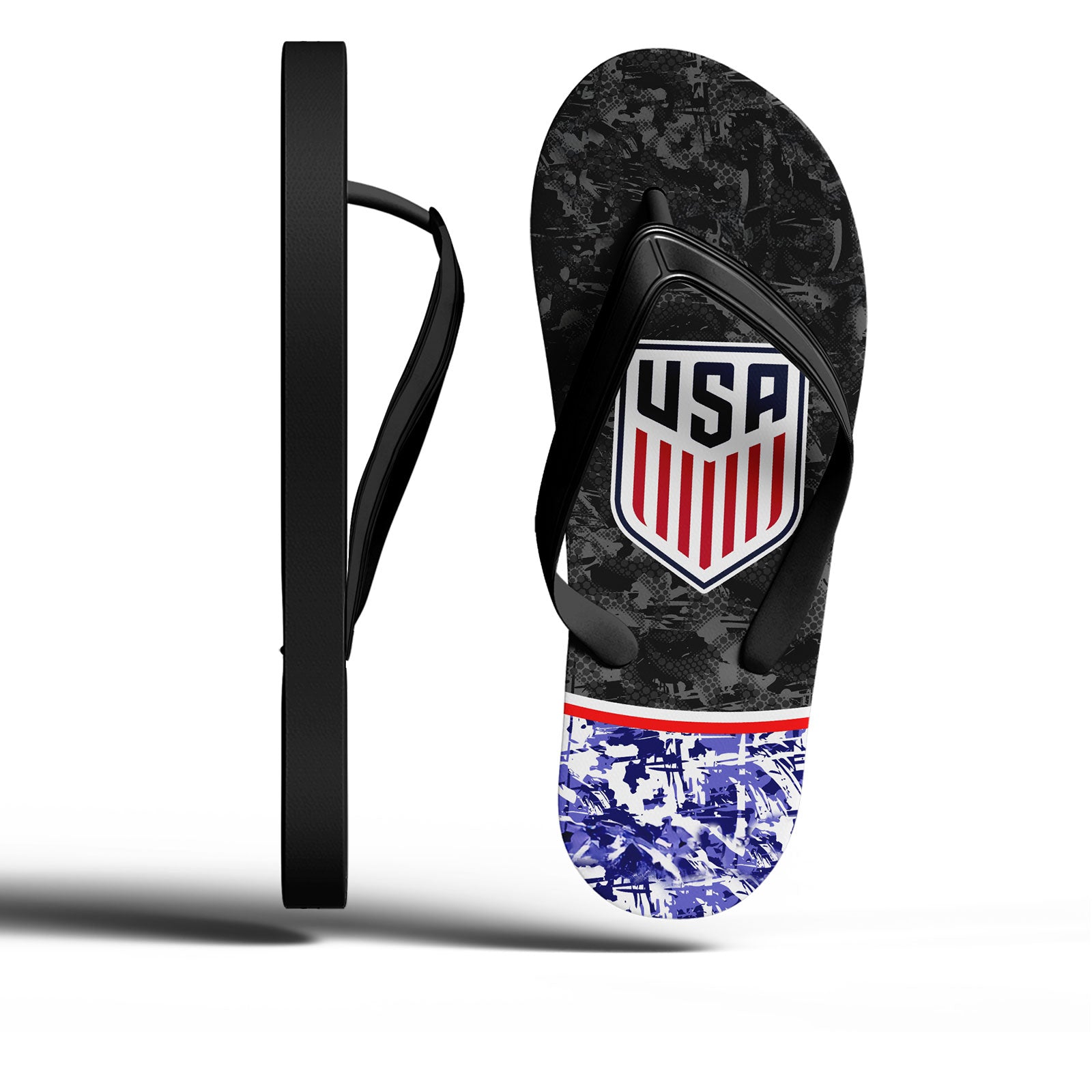 Custom United States 2026 World Cup Sneakers DIY Country Flag Running Shoes Lightweight Sport Shoes Gift for Football Fans Personalized Team Name and Logo FN058-F028041-19