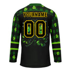 Custom Four-leaf clover Personalized Hockey Jersey HCKJ01-E0615-8
