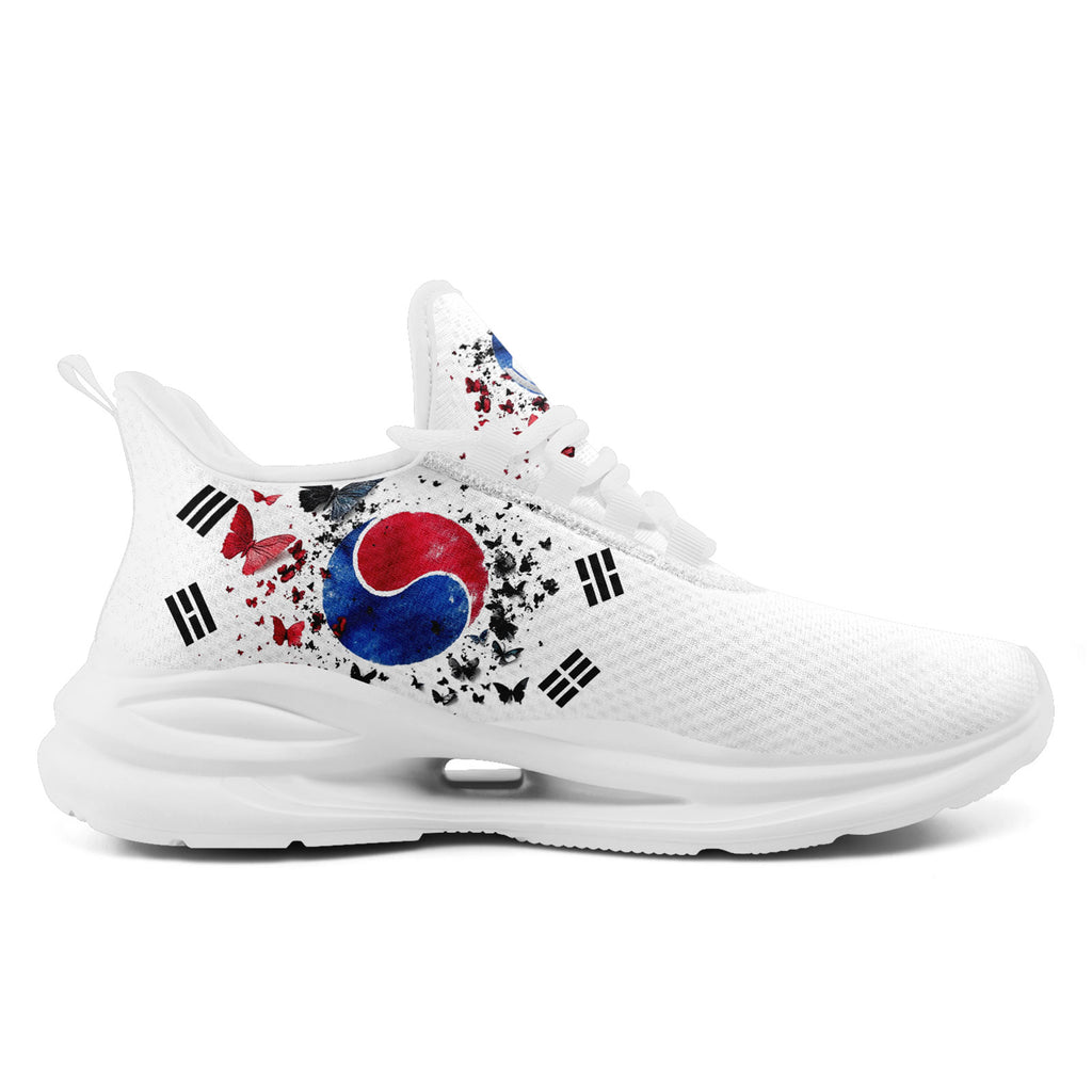 Custom South Korea 2026 World Cup Sneakers DIY Country Flag Running Shoes Lightweight Sport Shoes Gift for Football Fans Personalized Team Name and Logo FN079-F009056-2