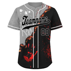 Custom Gothic Personalized Authentic Baseball Jersey BSBJ01-E06007