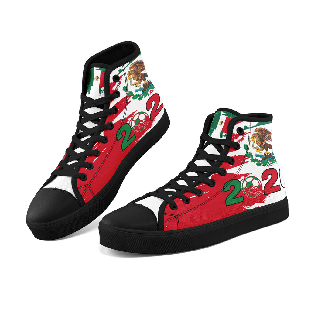 Custom 2026 World Cup Mexico Sneakers DIY Country Flag Running Shoes Lightweight Sport Shoes Gift for Football Fans Personalized Team Name and Logo FN024-F023059-1