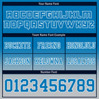 Custom Blue Gray Fade Fashion Detroit High-Performance American Football Jersey FBJ06-D020252-11