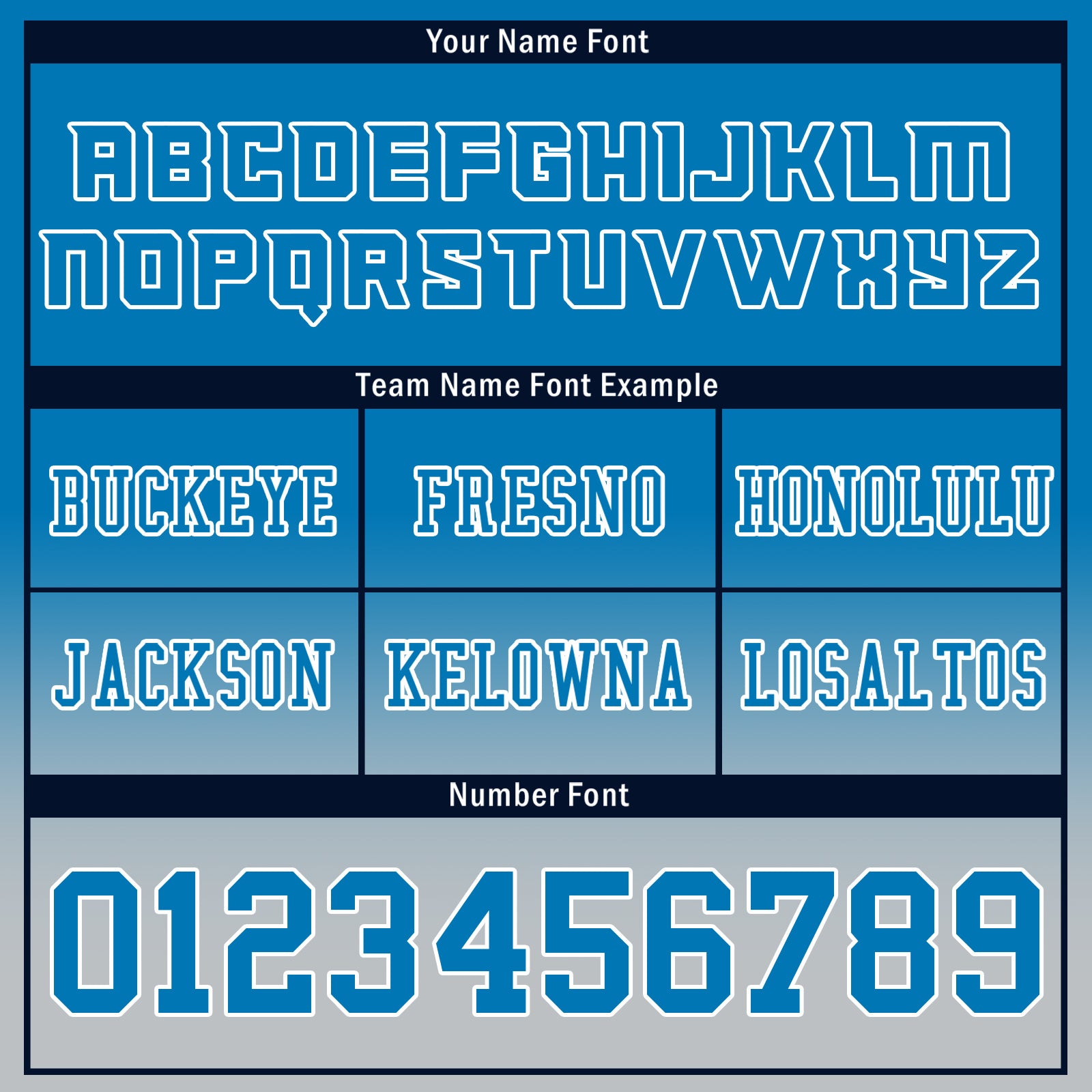 Custom Blue Gray Fade Fashion Detroit High-Performance American Football Jersey FBJ06-D020252-11