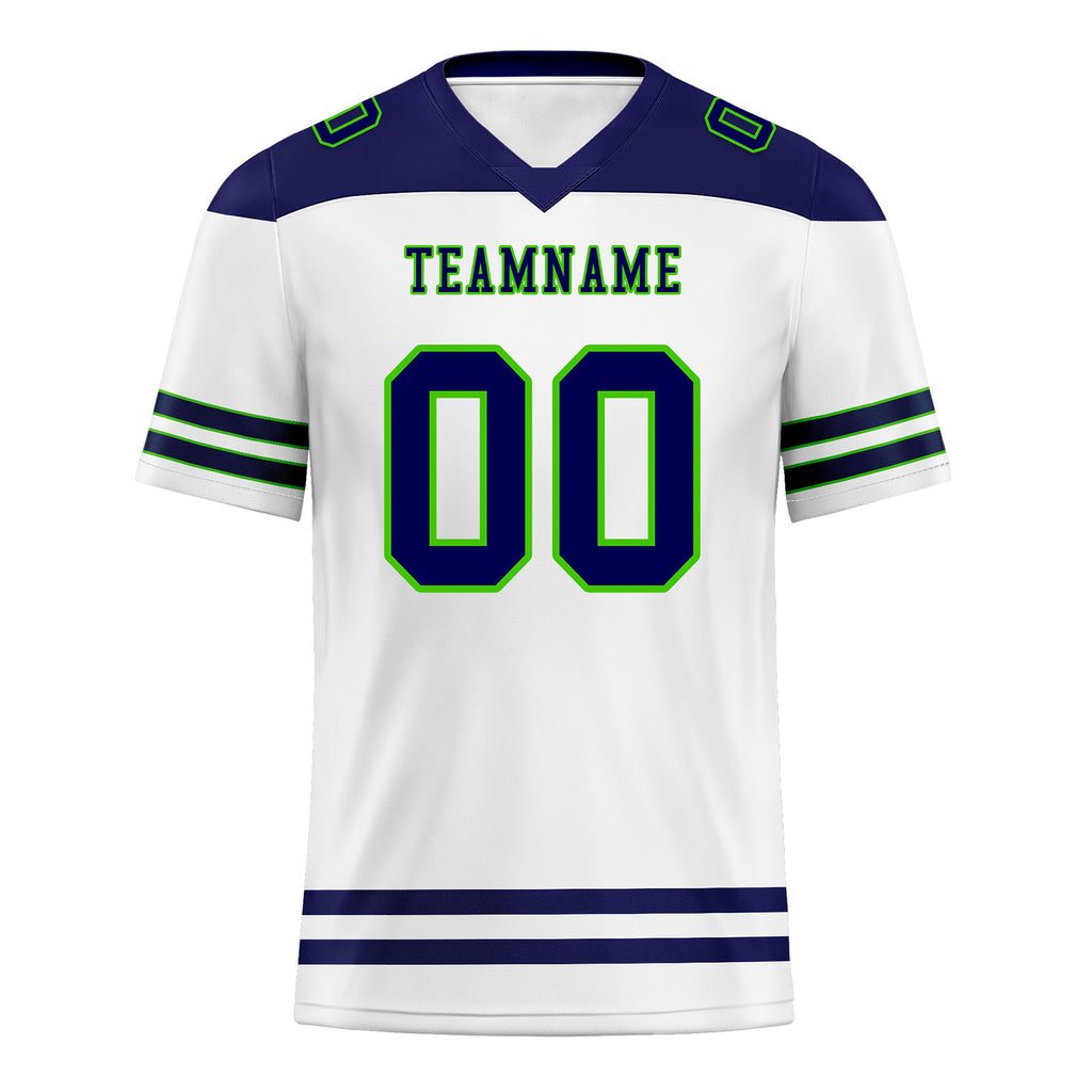 Custom Seattle Personalized Authentic Football Jersey FBJ02-E0607-30