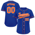 Custom Blue Classic Style Orange Personalized Authentic Baseball Jersey BSBJ01-bd0fa08