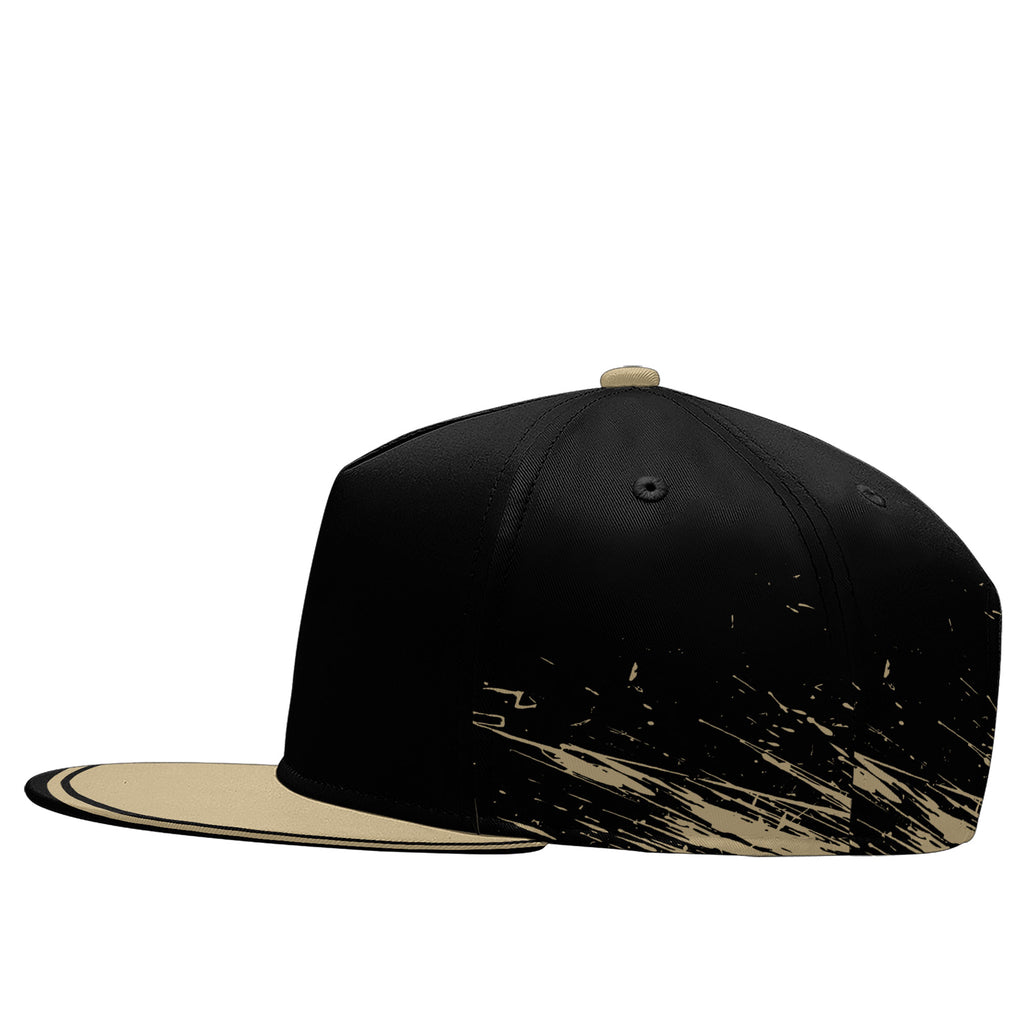 Custom Black Yellow New Orleans Football Jersey and Hat Combo Offer Personalized Combo ZH-D020326-19
