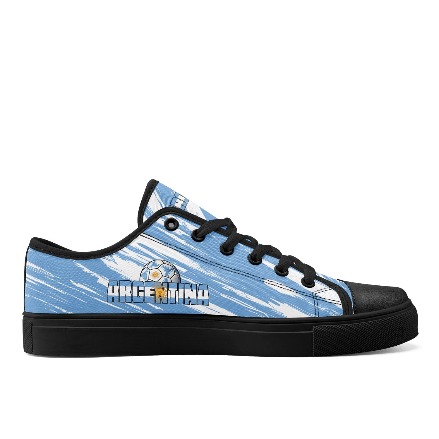 Custom 2026 World Cup Argentina Sneakers DIY Country Flag Running Shoes Lightweight Sport Shoes Gift for Football Fans Personalized Team Name and Logo FN027-F027053-4