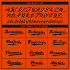 Custom Blue Orange Chicago Jacket Bomber Full-Snap Varsity Letterman Personalized Jacket FZ005SX-D020290-7