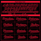 Custom Black Red Stripe Fashion Jacket Bomber Full-Snap Varsity Letterman Personalized Jacket FZ005-D020219-26