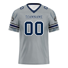 Custom Gray Seattle Personalized Authentic Football Jersey FBJ02-D025033-27