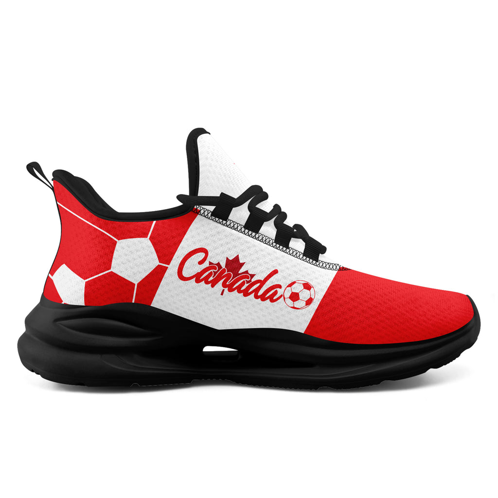 Custom 2026 World Cup Canada Sneakers DIY Country Flag Running Shoes Lightweight Sport Shoes Gift for Football Fans Personalized Team Name and Logo FN079-F023063-2