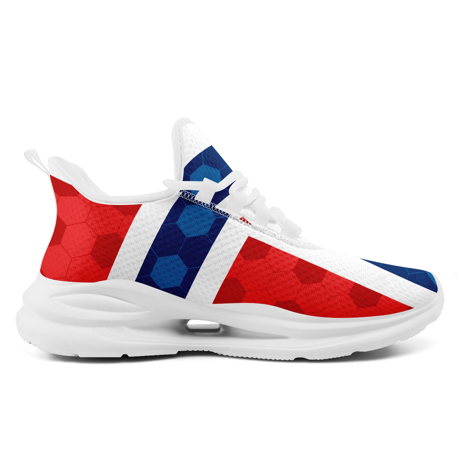 Custom 2026 World Cup Norway Sneakers DIY Country Flag Running Shoes Lightweight Sport Shoes Gift for Football Fans Personalized Team Name and Logo FN079-F027070-1