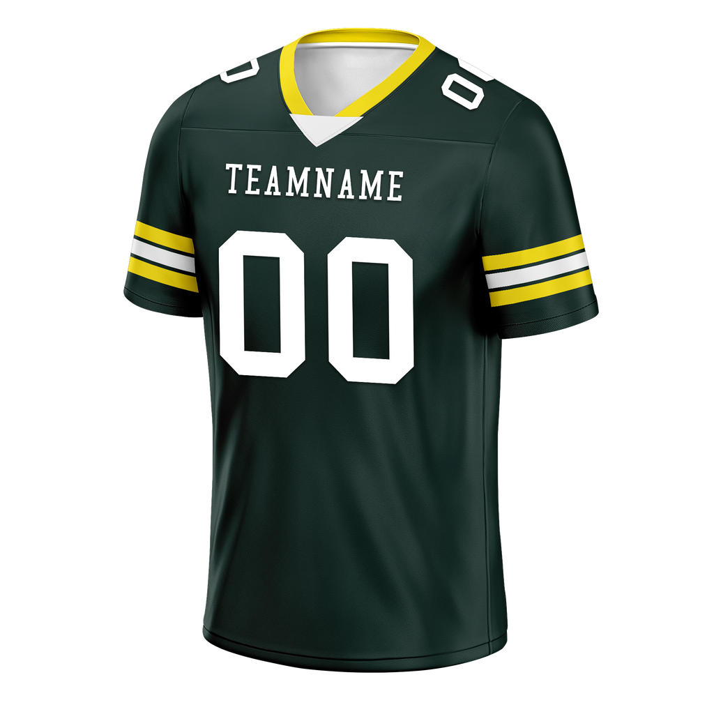 Custom Green Classic Style Personalized Authentic Football Jersey FBJ02-bd0a7007