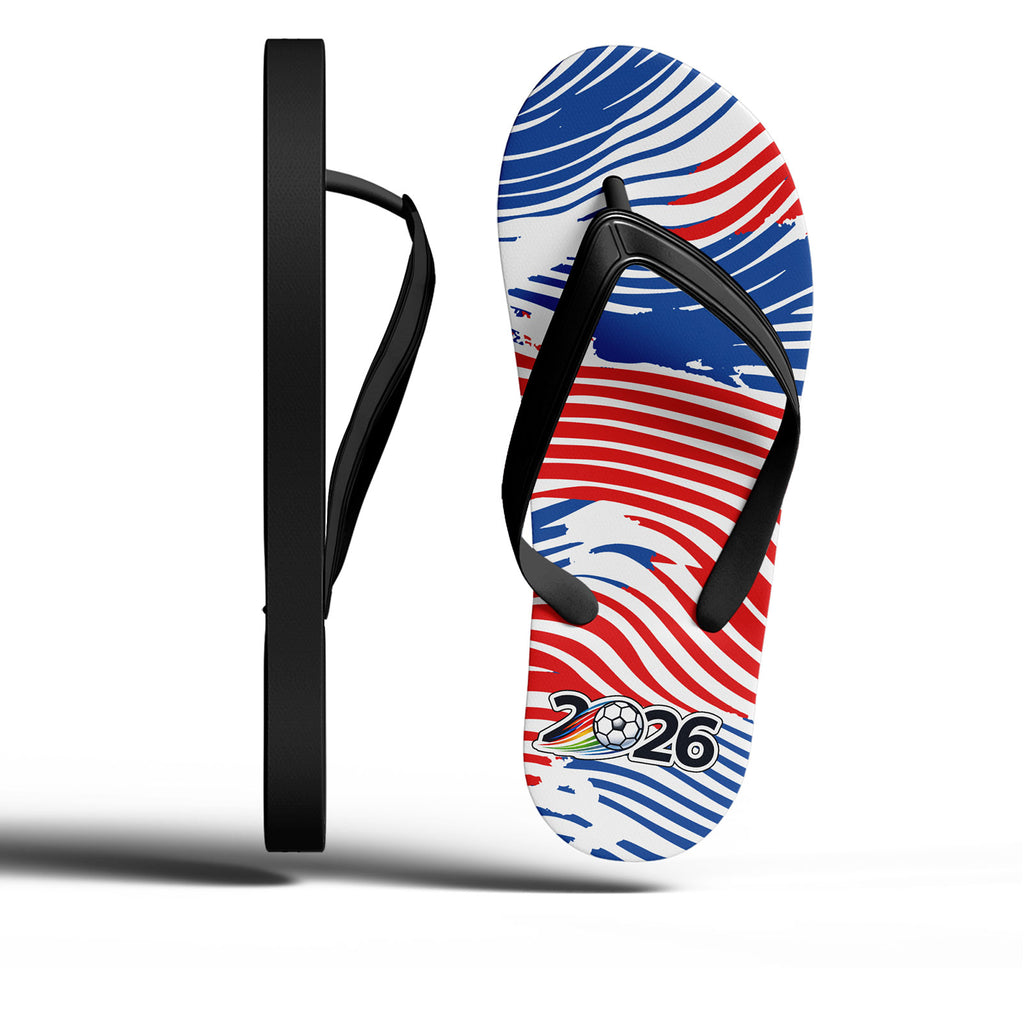 Custom United States 2026 World Cup Sneakers DIY Country Flag Running Shoes Lightweight Sport Shoes Gift for Football Fans Personalized Team Name and Logo FN058-F028041-10