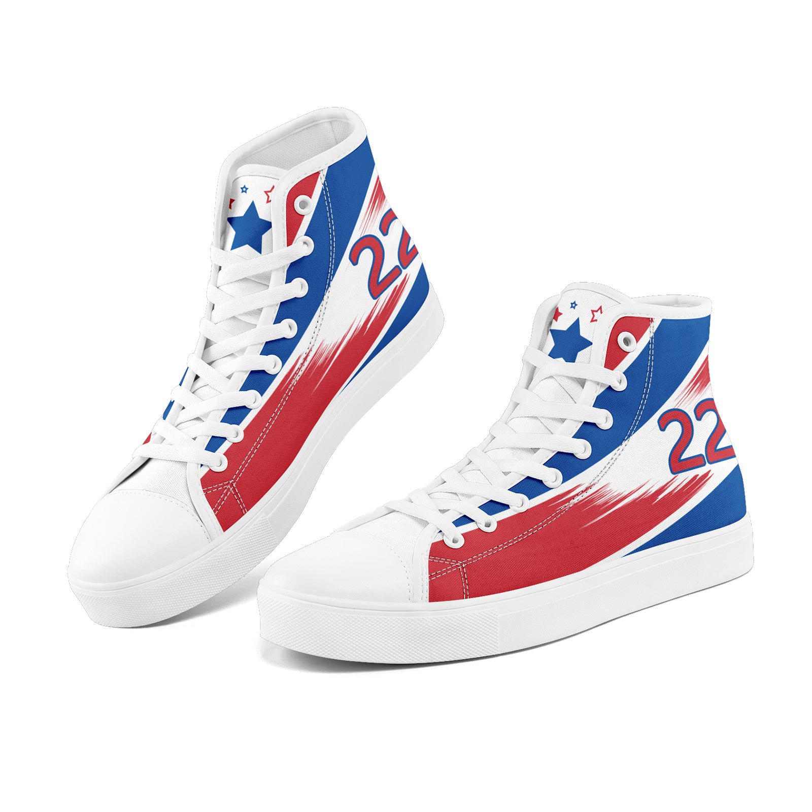 Custom South Korea 2026 World Cup Sneakers DIY Country Flag Running Shoes Lightweight Sport Shoes Gift for Football Fans Personalized Team Name and Logo FN024-F009120-1