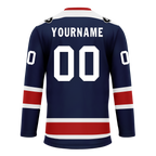 Custom Blue Red Personalized Hockey Jersey HCKJ01-D0a70f0