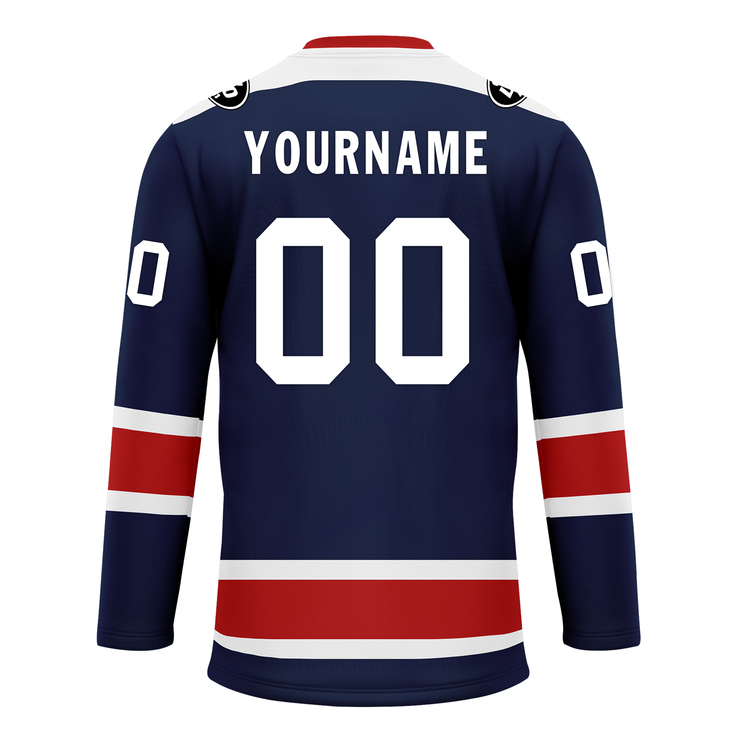 Custom Blue Red Personalized Hockey Jersey HCKJ01-D0a70f0