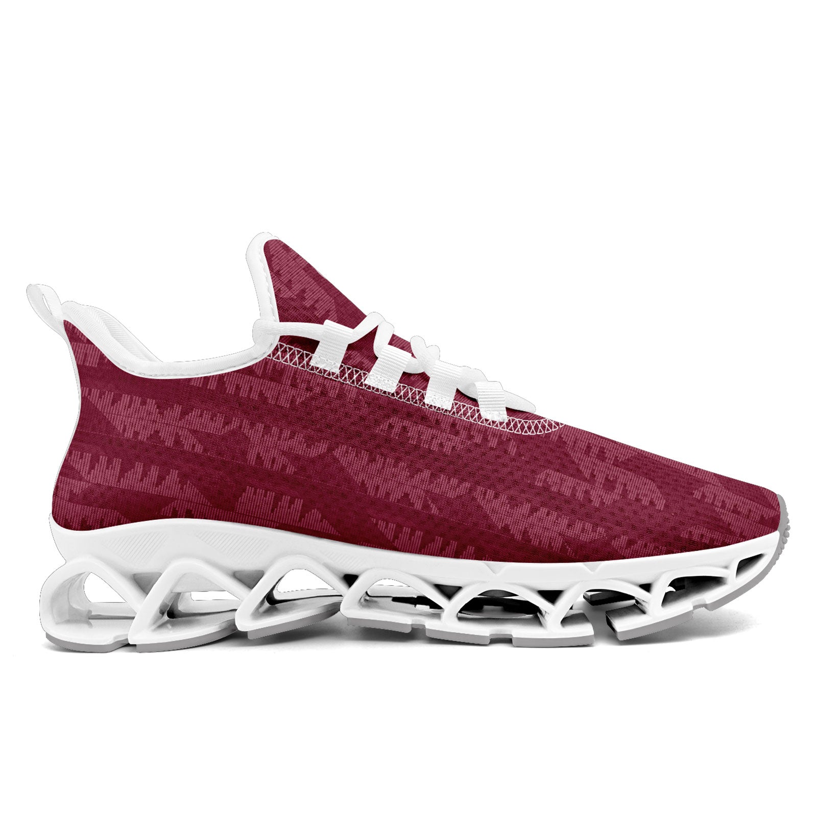 Custom Qatar 2026 World Cup Sneakers DIY Country Flag Running Shoes Lightweight Sport Shoes Gift for Football Fans Personalized Team Name and Logo FN003XD-F020030-4
