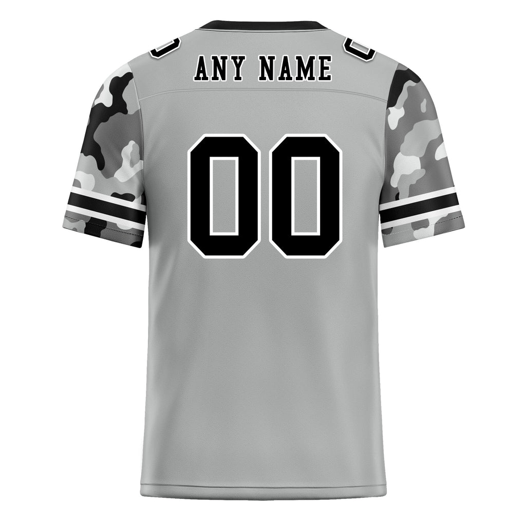 Custom Camo Personalized Authentic Football Jersey FBJ02-D06125