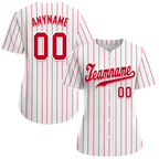 Custom White Classic Style Red Personalized Authentic Baseball Jersey BSBJ01-bd0facc