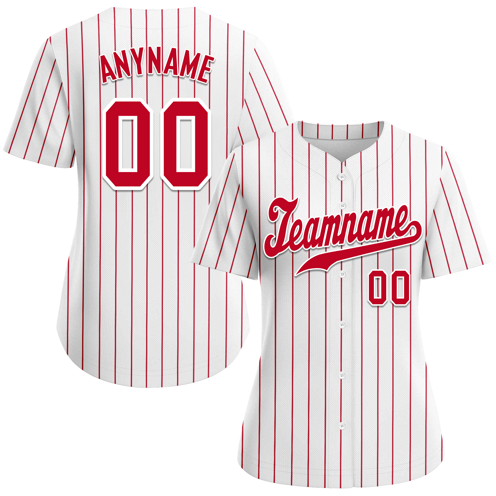 Custom White Classic Style Red Personalized Authentic Baseball Jersey BSBJ01-bd0facc
