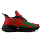 Custom Morocco 2026 World Cup Sneakers DIY Country Flag Running Shoes Lightweight Sport Shoes Gift for Football Fans Personalized Team Name and Logo FN079-F009083-2