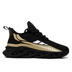 Custom Black Yellow New Orleans Maxsoul Shoes Personalized Sneaker FN003-D020325-19