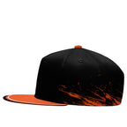 Custom Black Orange Cincinnati Football Jersey and Hat Combo Offer Personalized Combo ZH-D020326-6