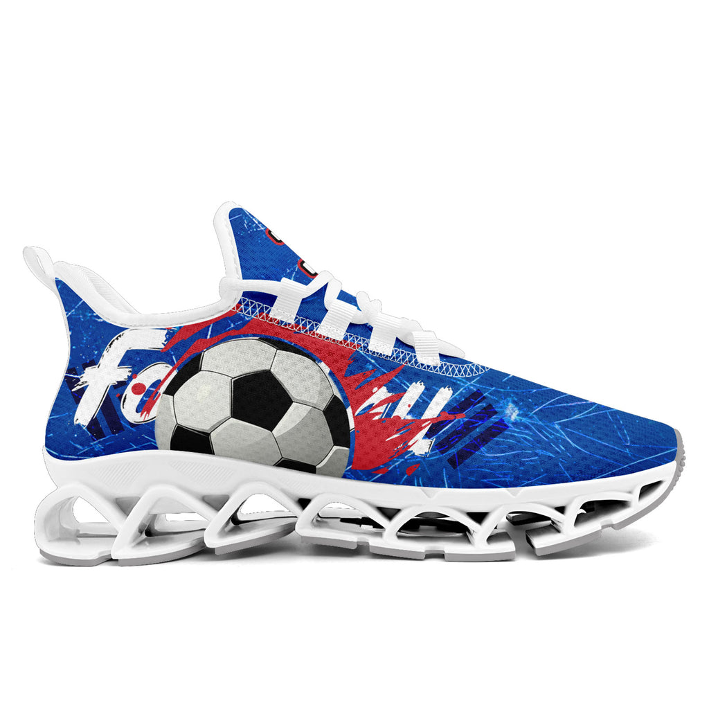 Custom South Korea 2026 World Cup Sneakers DIY Country Flag Running Shoes Lightweight Sport Shoes Gift for Football Fans Personalized Team Name and Logo FN003XD-F009063-3