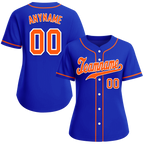 Custom Blue Classic Style Orange Personalized Authentic Baseball Jersey BSBJ01-bd0fac7
