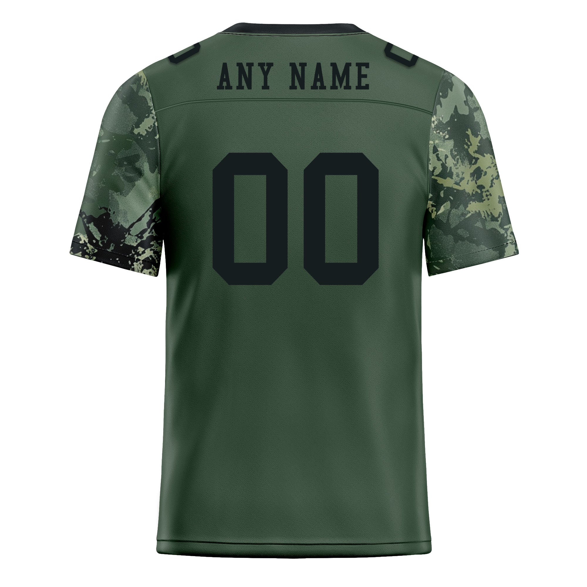Custom Camo Personalized Authentic Football Jersey FBJ02-D06129